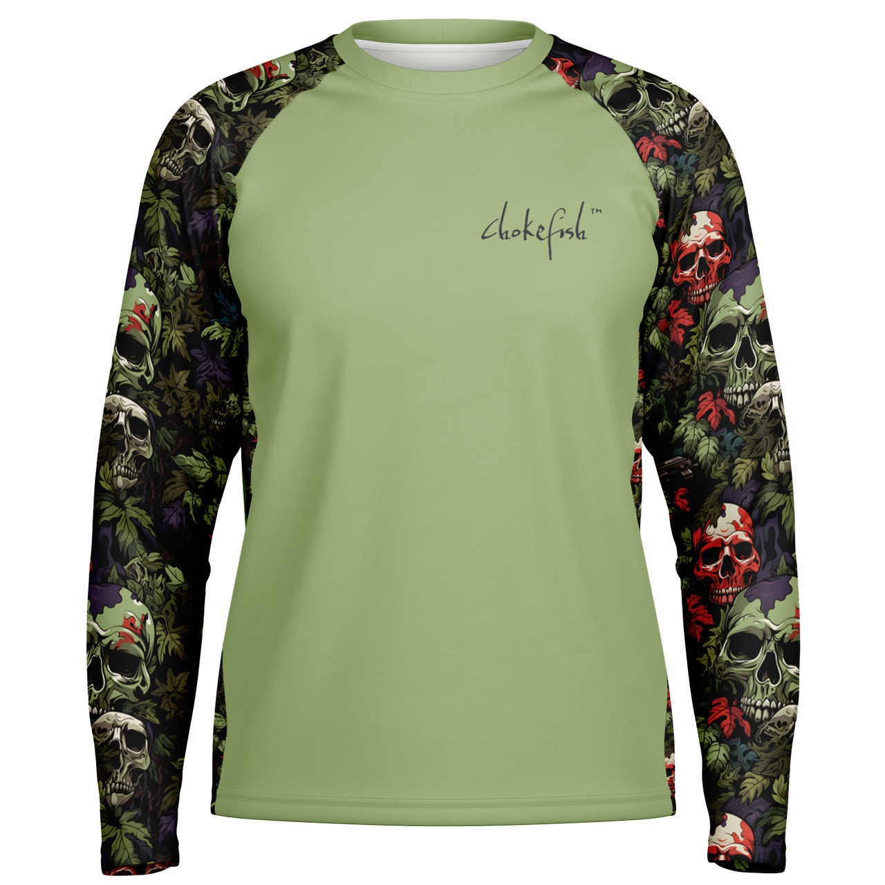 Chokefish™ Long Sleeve Every Day All Weather Skulls Shirt Men's-026