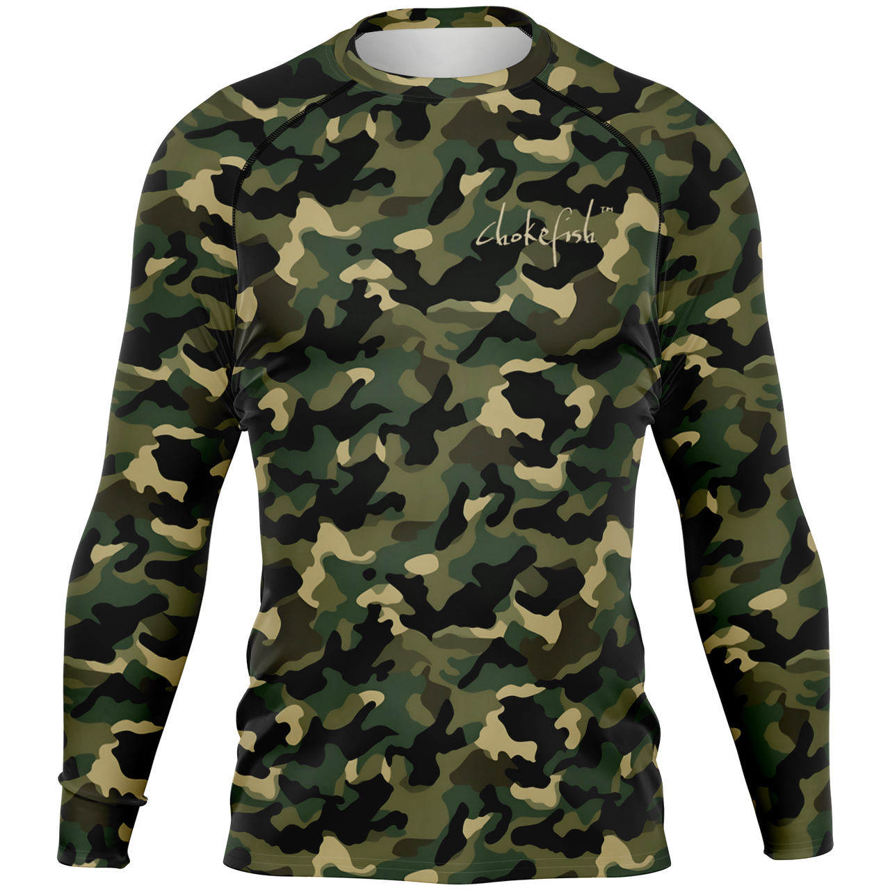 Chokefish™ Long Sleeve Rashguard Camouflage Men's Shirt-002