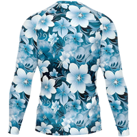 Chokefish™ Long Sleeve Rashguard Floral Men's Shirt-009