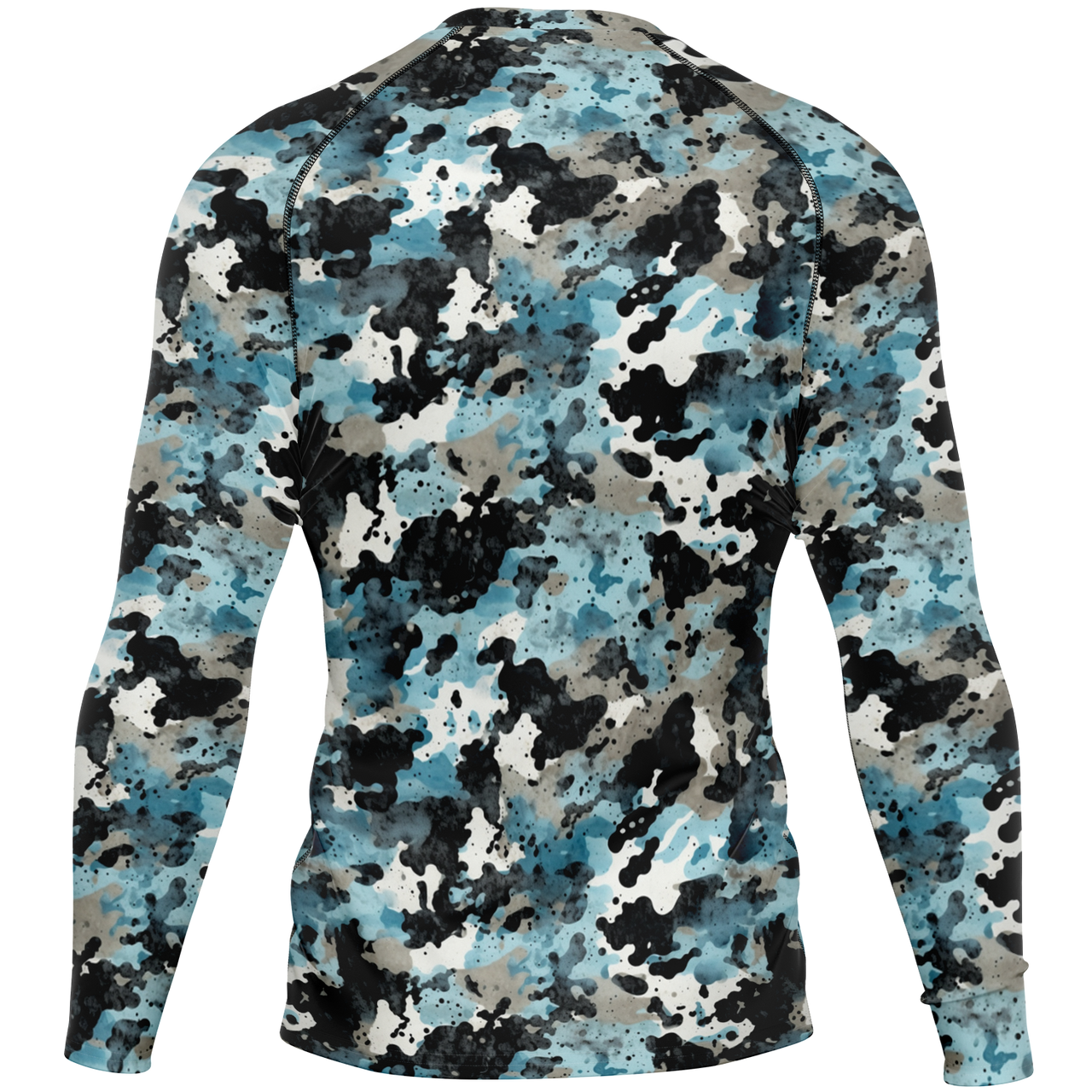 Chokefish™ Long Sleeve Rashguard Acid-Wash Men's Shirt-010