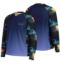 Chokefish™ Long Sleeve Every Day All Weather Trees&Boats Shirt Men's-016