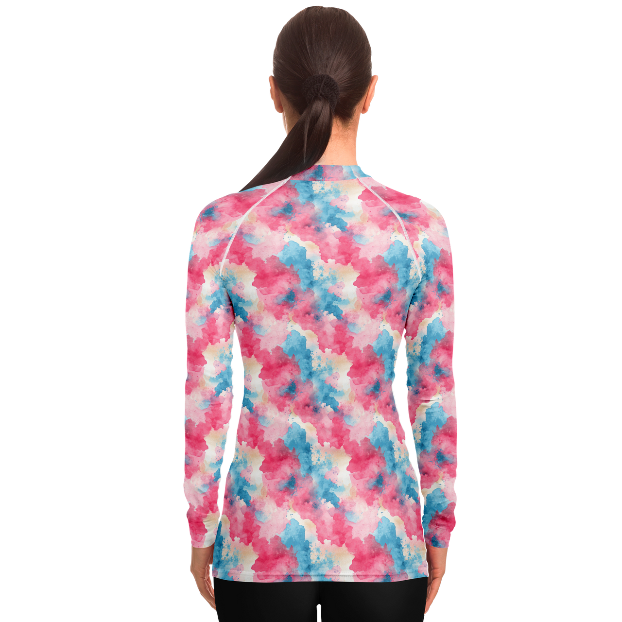 Chokefish™ Long Sleeve Rashguard Acid-Wash Woman's Shirt-001