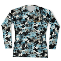 Chokefish™ Long Sleeve Rashguard Acid-Wash Men's Shirt-010
