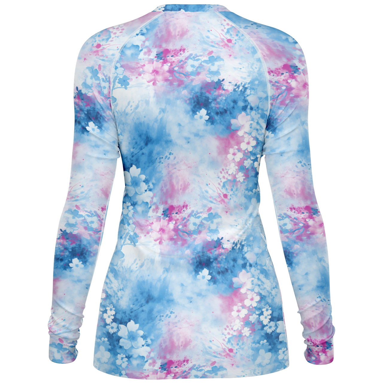 Chokefish™ Long Sleeve Rashguard Acid-Wash Woman's Shirt-006