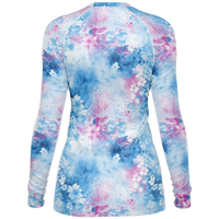Chokefish™ Long Sleeve Rashguard Acid-Wash Woman's Shirt-006