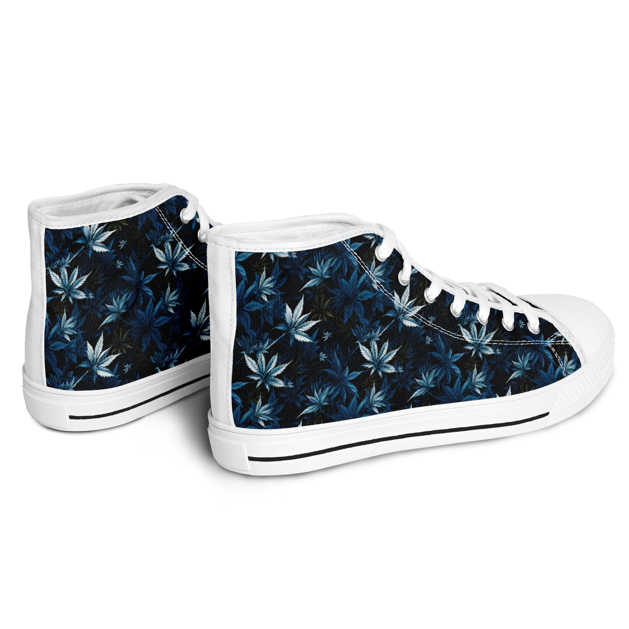 Chokefish™ Urban Peak Retro High Tops-Cannabis-008