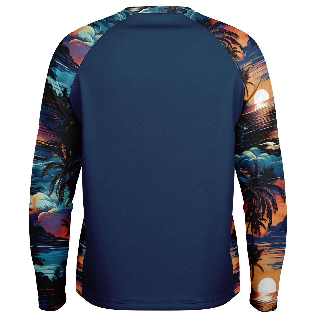 Chokefish™ Long Sleeve Every Day All Weather Trees&Boats Shirt Men's-002