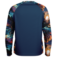 Chokefish™ Long Sleeve Every Day All Weather Trees&Boats Shirt Men's-002