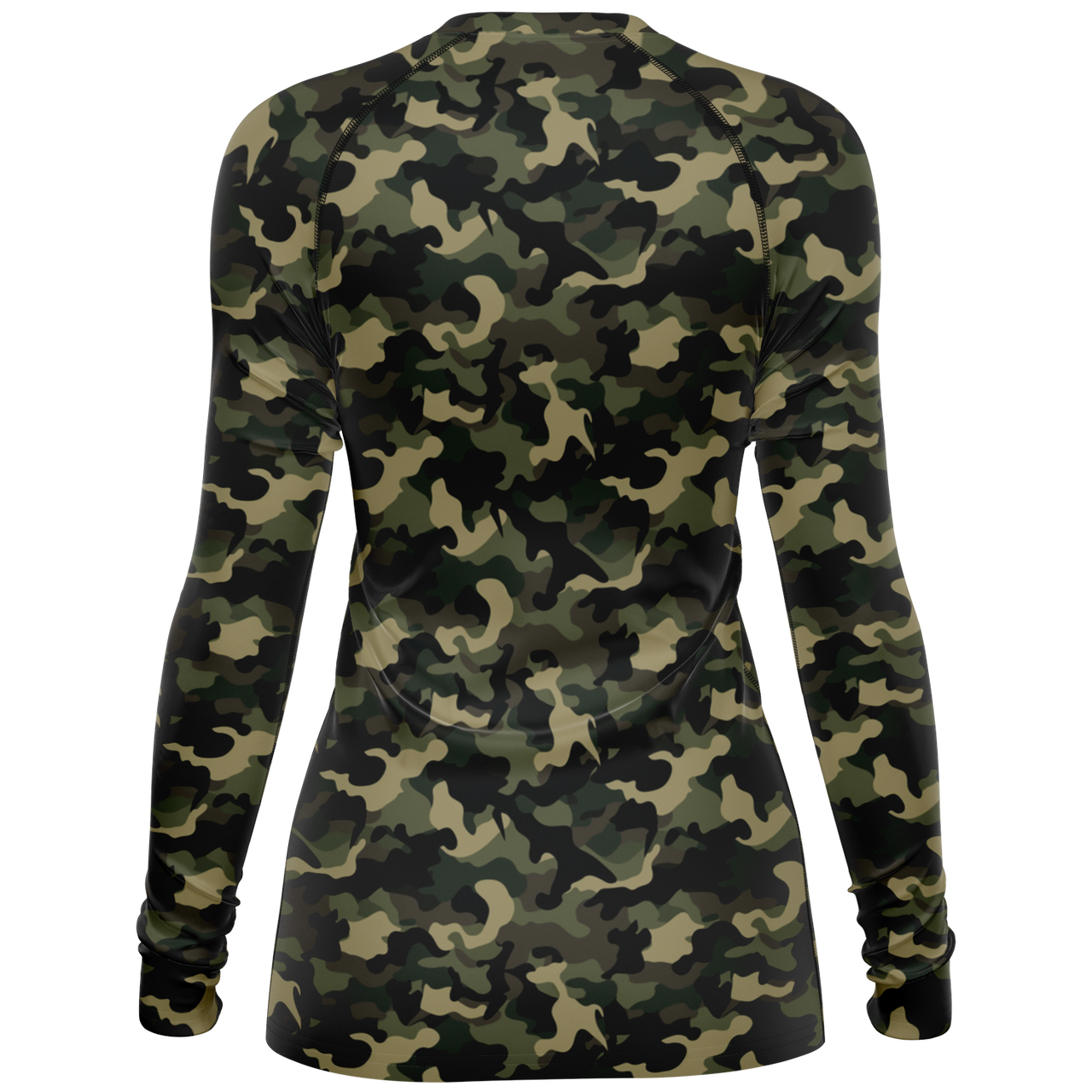 Chokefish™ Long Sleeve Rashguard Camouflage Woman's Shirt-008