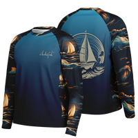 Chokefish™ Long Sleeve Every Day All Weather Trees&Boats Shirt Men's-015-Special-Edition