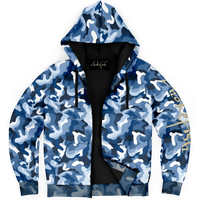 Chokefish™ Microfleece Zip-Up Hoodie Camouflage-005B