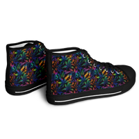 Chokefish™ Urban Peak Retro High Tops-Cannabis-011-2