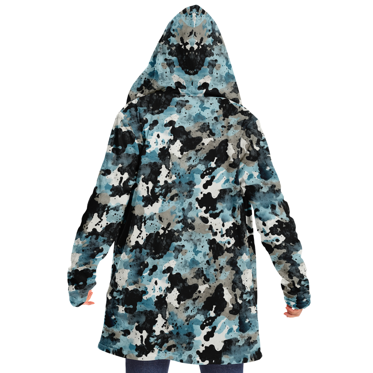 Chokefish™ Acid-Wash Cloaks Unisex-009B
