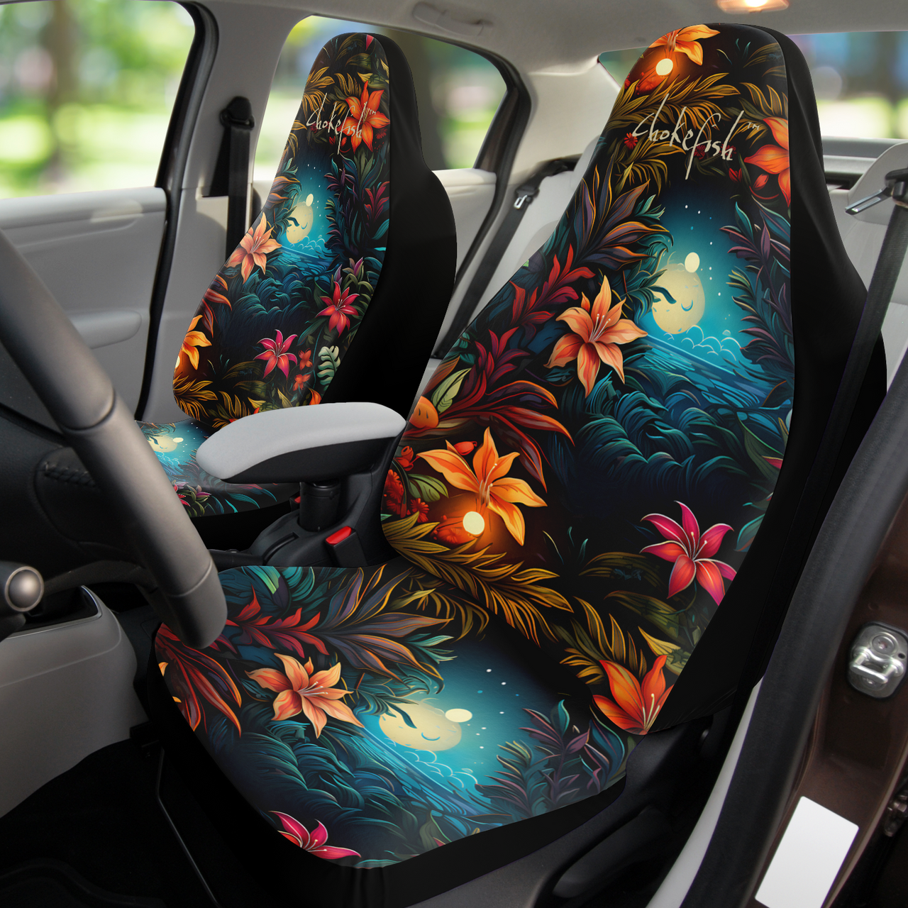 Chokefish™ Floral Seat Covers-016