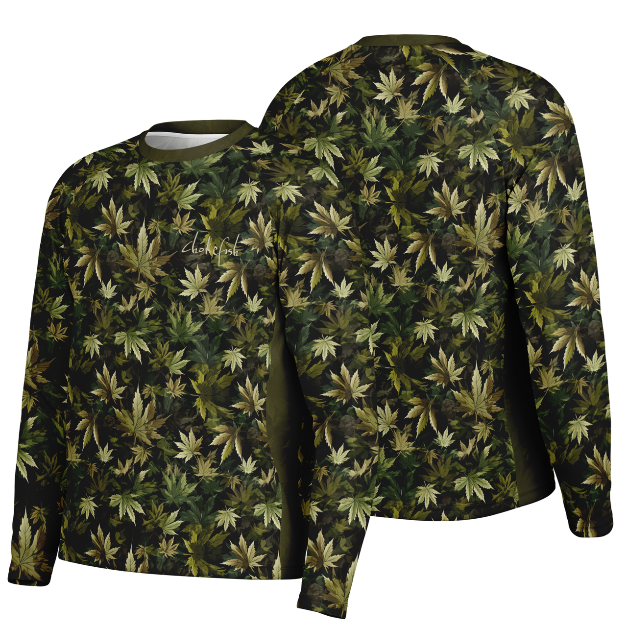 Chokefish™ Long Sleeve Every Day All Weather Cannabis Shirt Men's-004
