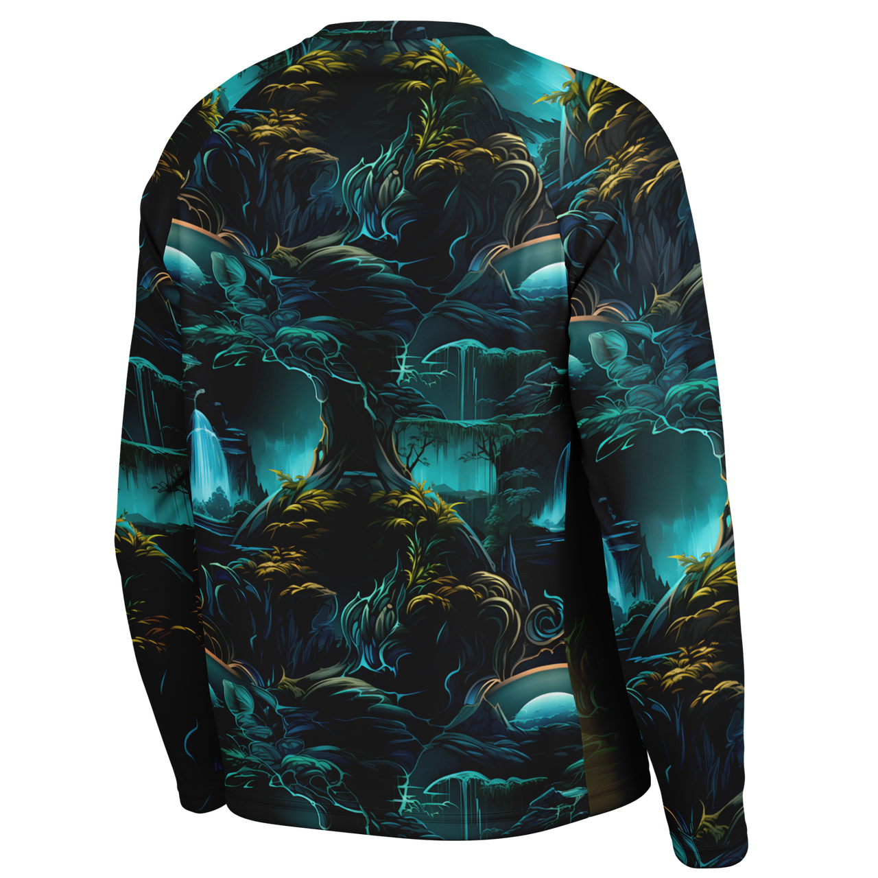 Chokefish™ Long Sleeve Every Day All Weather Trees&Boats Shirt Men's-002