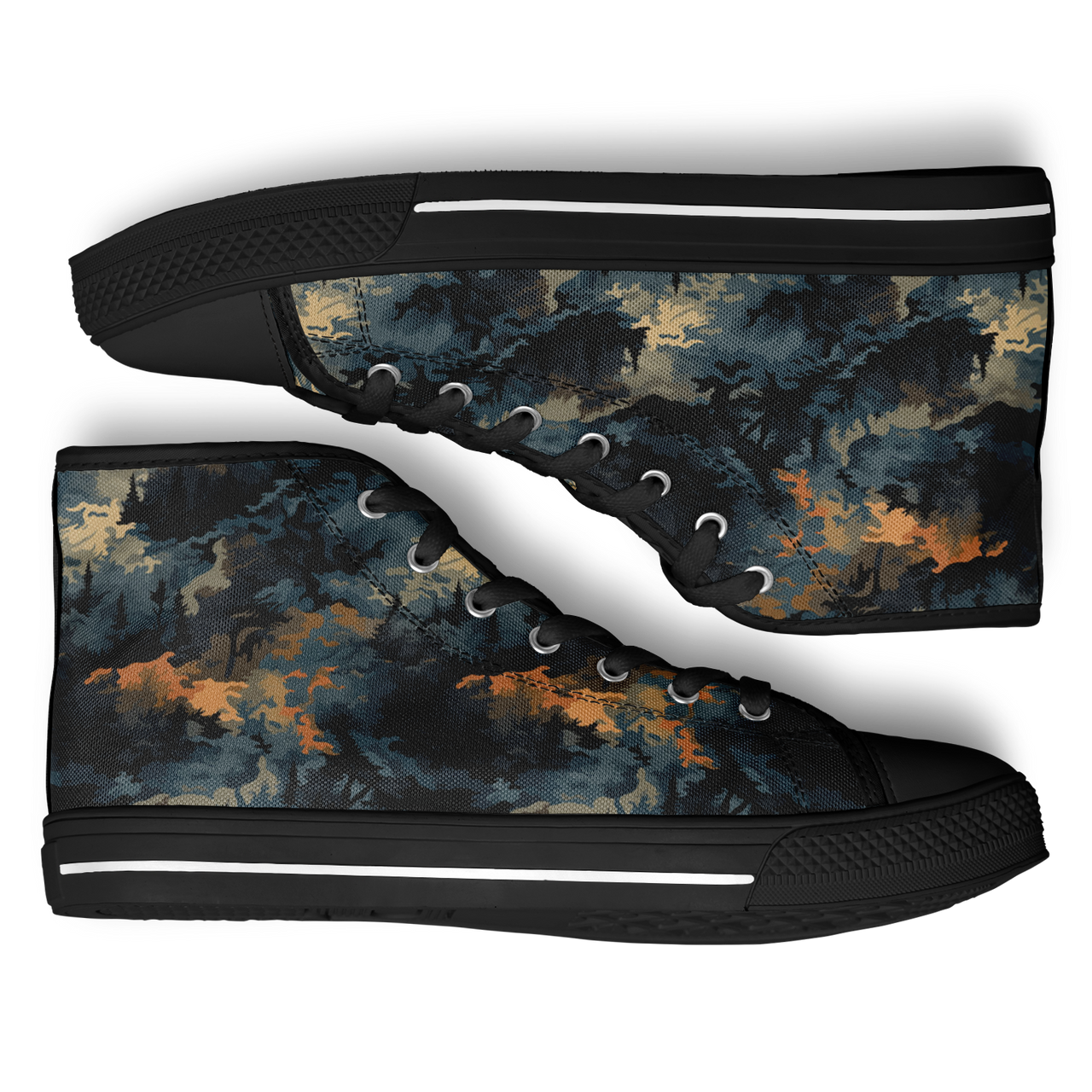 Chokefish™ Urban Peak Retro High Tops-Camouflage-005-2