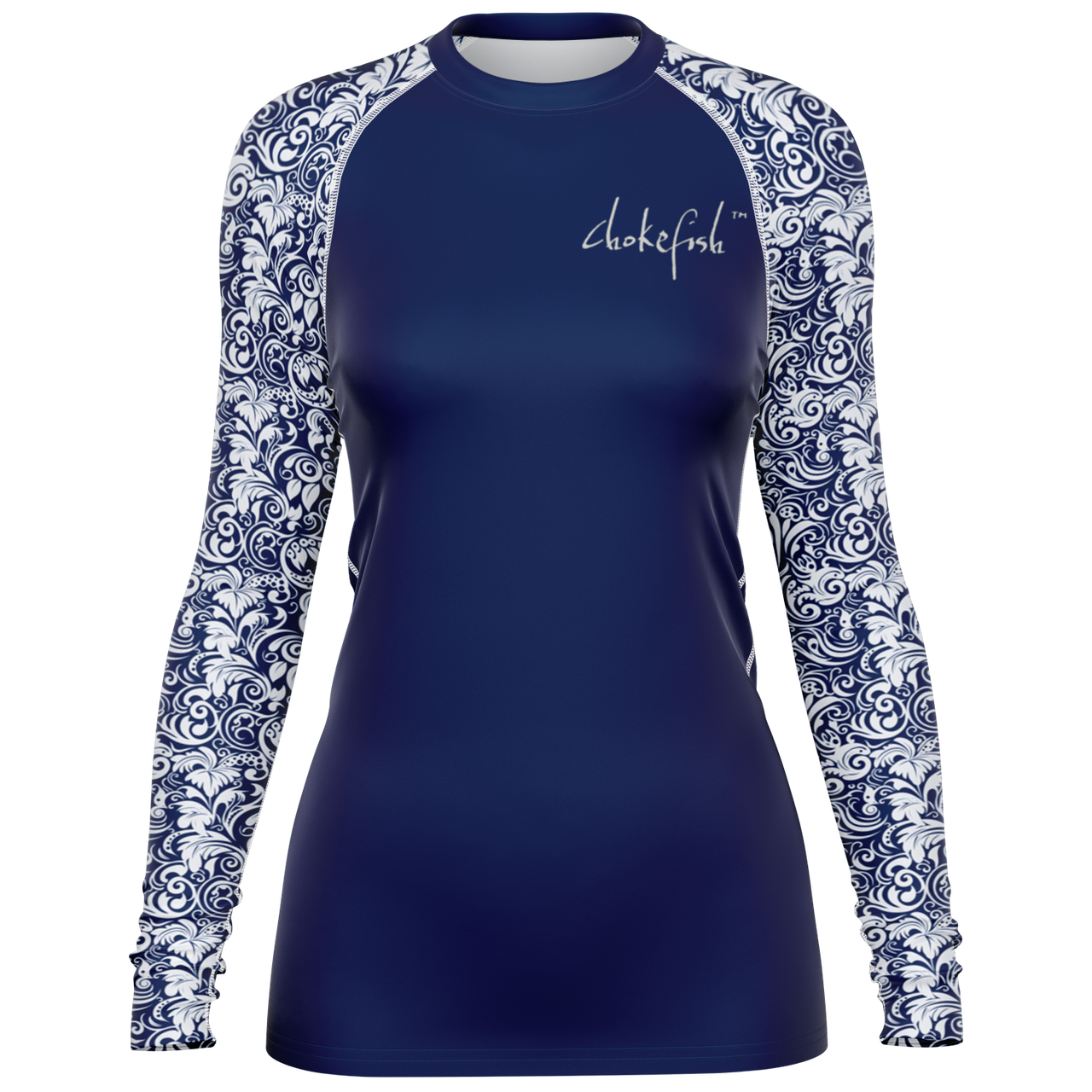 Chokefish™ Long Sleeve Rashguard Maori Woman's Shirt-005