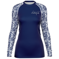 Chokefish™ Long Sleeve Rashguard Maori Woman's Shirt-005