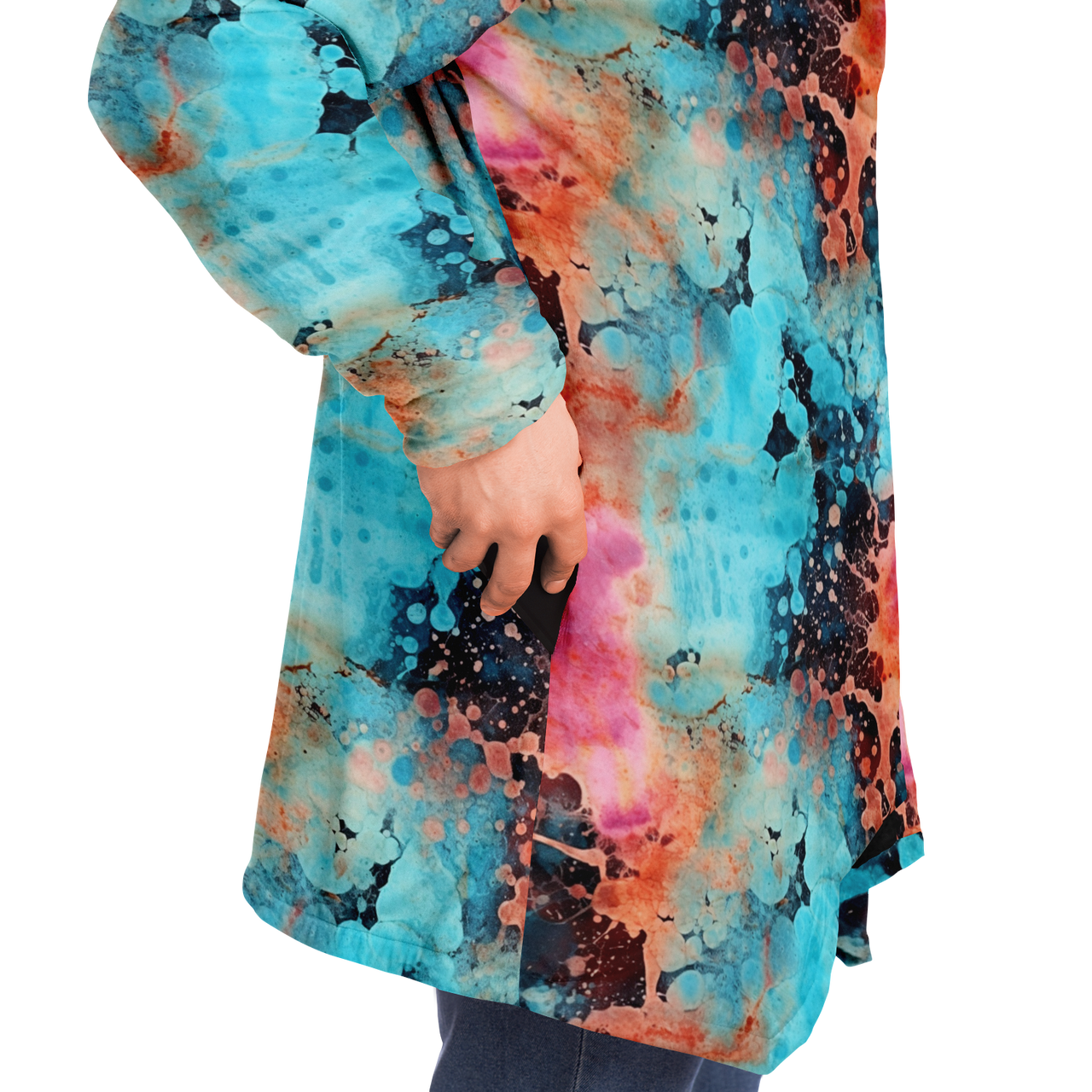 Chokefish™ Acid-Wash Cloaks Unisex-004B