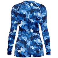 Chokefish™ Long Sleeve Rashguard Camouflage Woman's Shirt-013