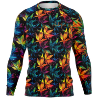 Chokefish™ Long Sleeve Rashguard Cannabis Men's Shirt-011