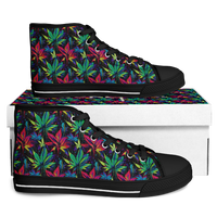Chokefish™ Urban Peak Retro High Tops-Cannabis-010-2