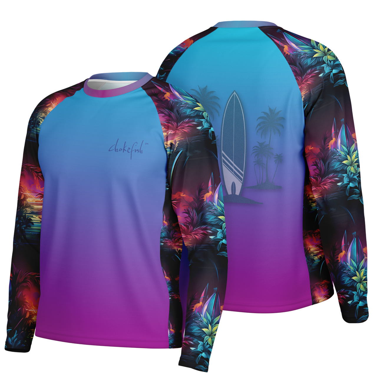 Chokefish™ Long Sleeve Every Day All Weather Surfboards Shirt Men's-007-Special-Edition