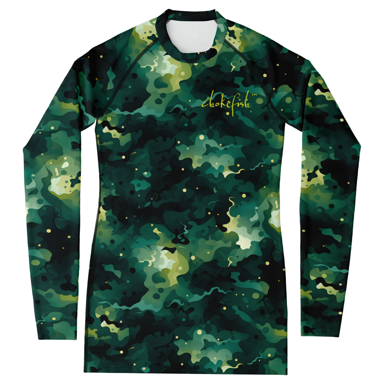 Chokefish™ Long Sleeve Rashguard Camouflage Woman's Shirt-015