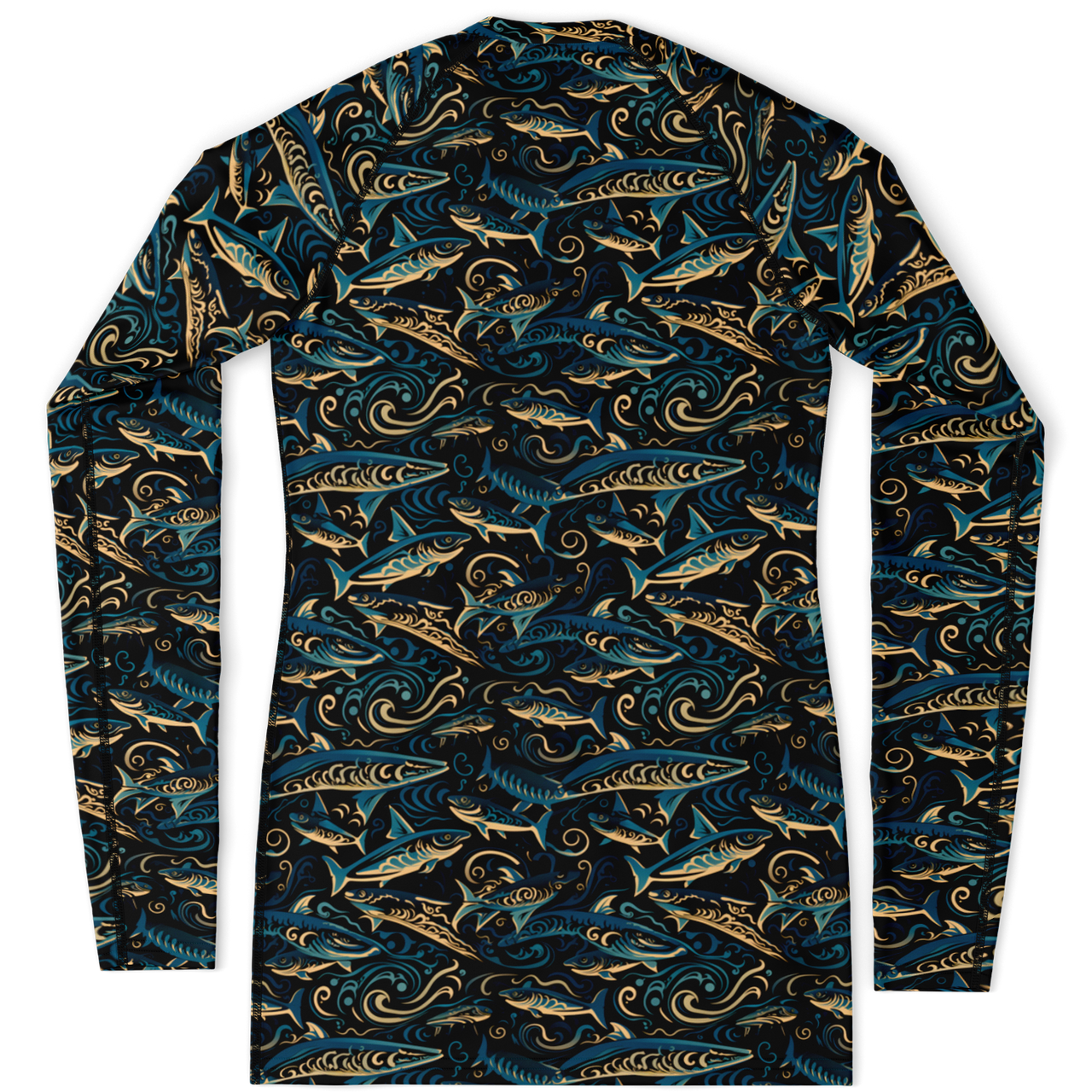 Chokefish™ Long Sleeve Rashguard Marine Woman's Shirt-003