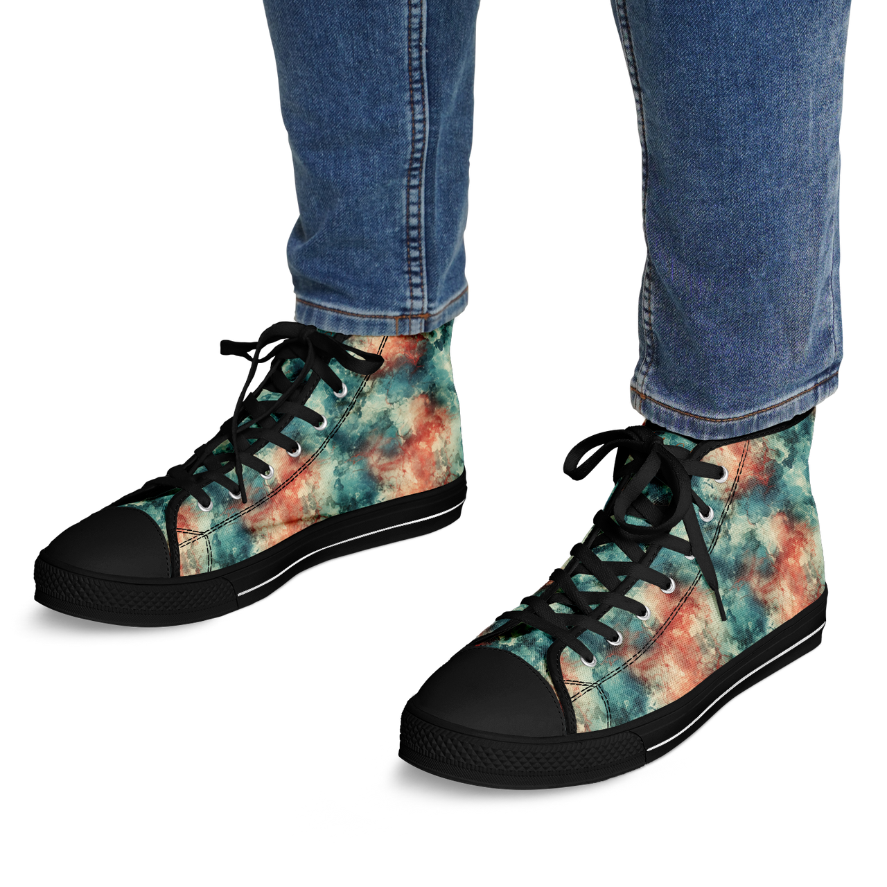 Chokefish™ Urban Peak Retro High Tops-Acid-Wash-004-2