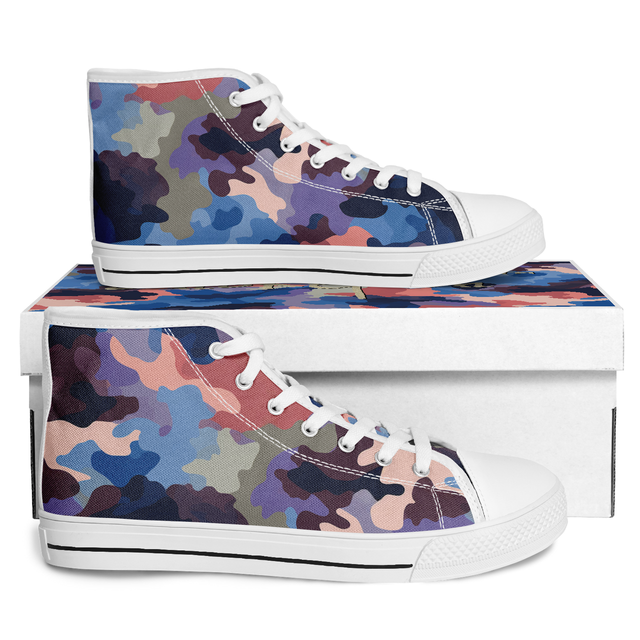 Chokefish™ Urban Peak Retro High Tops-Camouflage-004