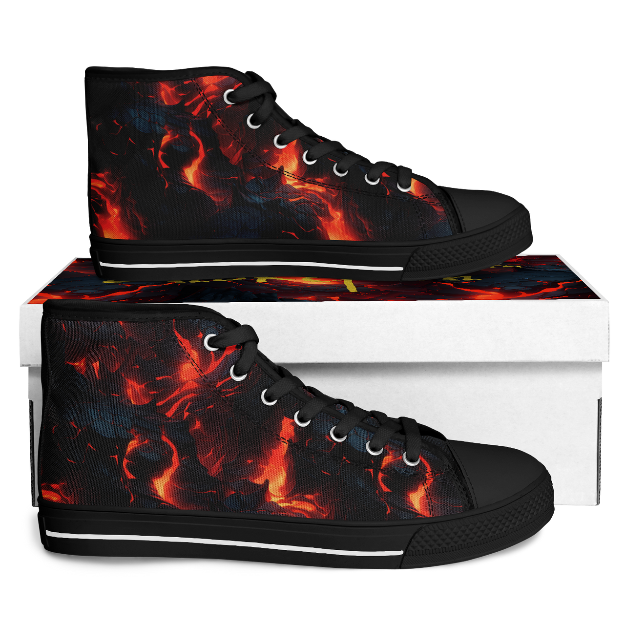 Chokefish™ Urban Peak Retro High Tops-Volcano-002-2