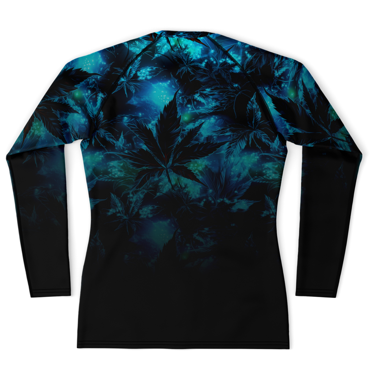 Chokefish™ Long Sleeve Rashguard Cannabis Men's Shirt-008