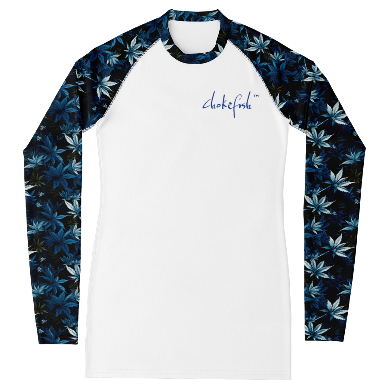 Chokefish™ Long Sleeve Rashguard Cannabis Woman's Shirt-005