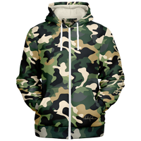 Chokefish™ Microfleece Zip-Up Hoodie Camouflage-002