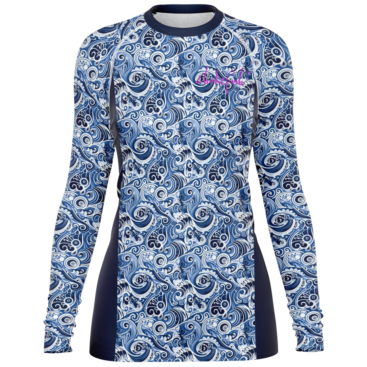 Chokefish™ Long Sleeve Rashguard Maori Woman's Shirt-010