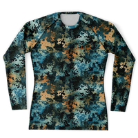 Chokefish™ Long Sleeve Rashguard Acid-Wash Men's Shirt-016