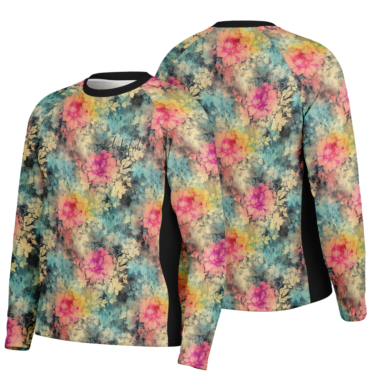 Chokefish™ Long Sleeve Every Day All Weather Acid-Wash Shirt Men's-007