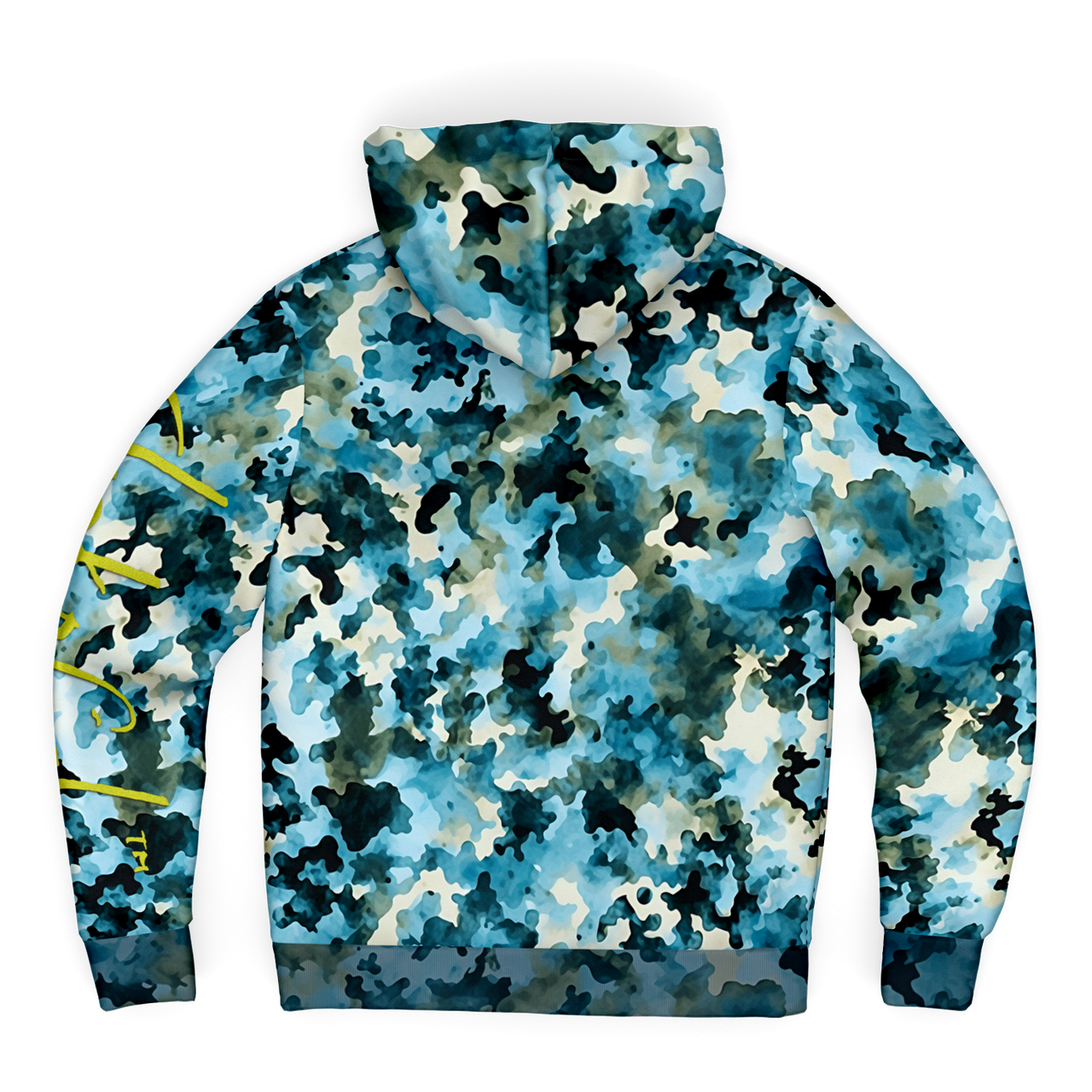 Chokefish™ Microfleece Zip-Up Hoodie Acid-Wash Colors-015B