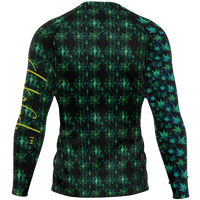 Chokefish™ Long Sleeve Rashguard Cannabis Men's Shirt-013