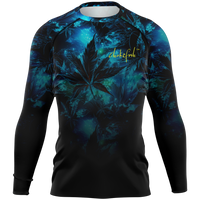Chokefish™ Long Sleeve Rashguard Cannabis Men's Shirt-008