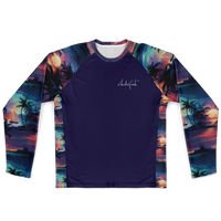 Chokefish™ Long Sleeve Every Day All Weather Trees&Boats Shirt Men's-004