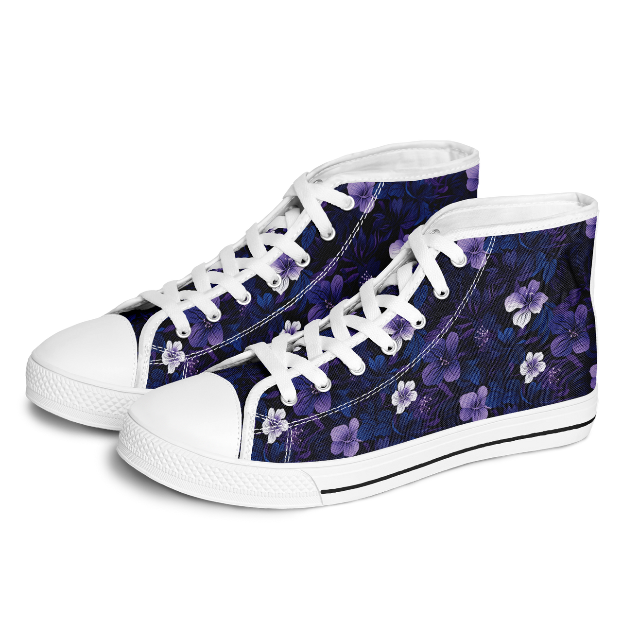 Chokefish™ Urban Peak Retro High Tops-Floral-004