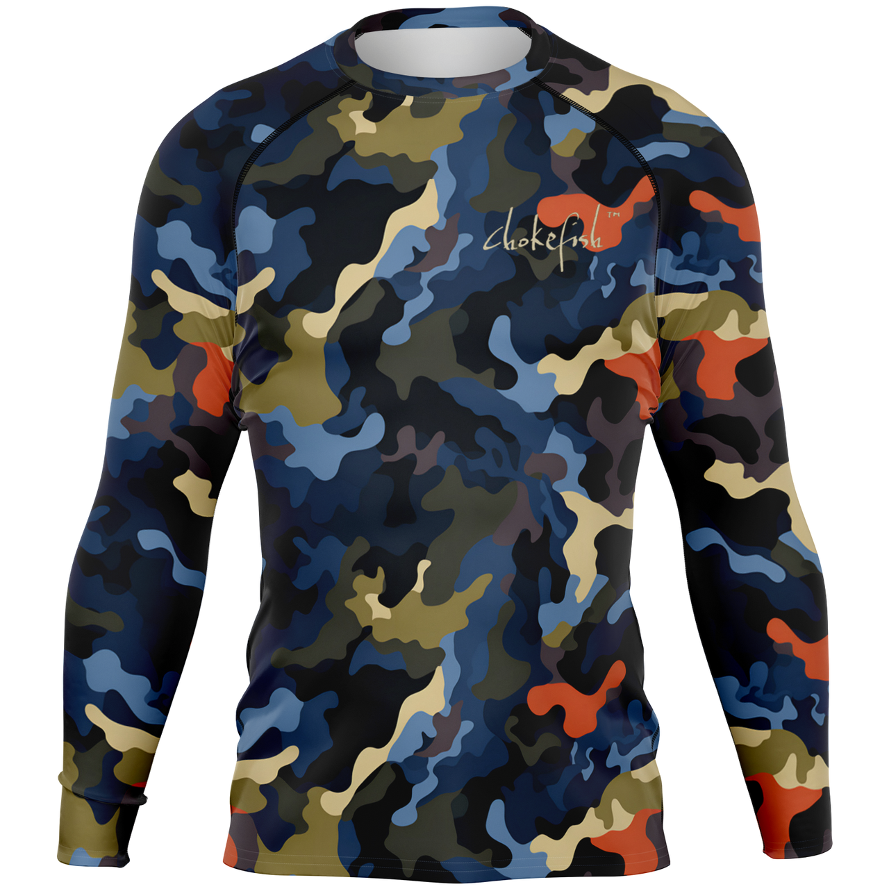 Chokefish™ Long Sleeve Rashguard Camouflage Men's Shirt-012