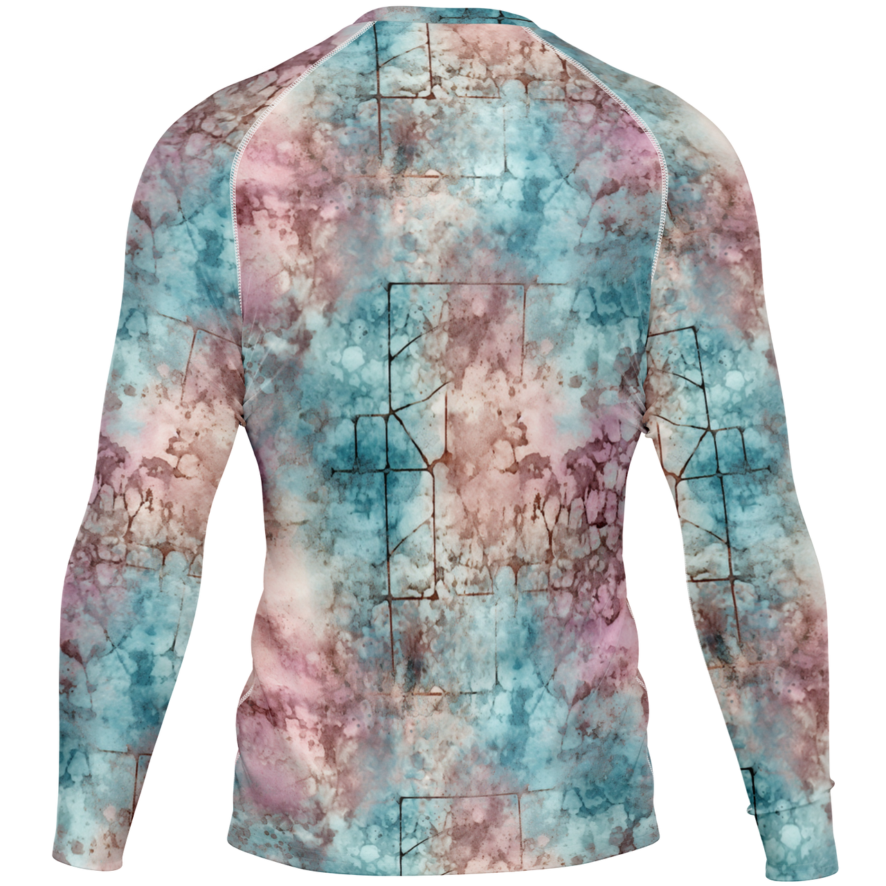 Chokefish™ Long Sleeve Rashguard Acid-Wash Men's Shirt-003