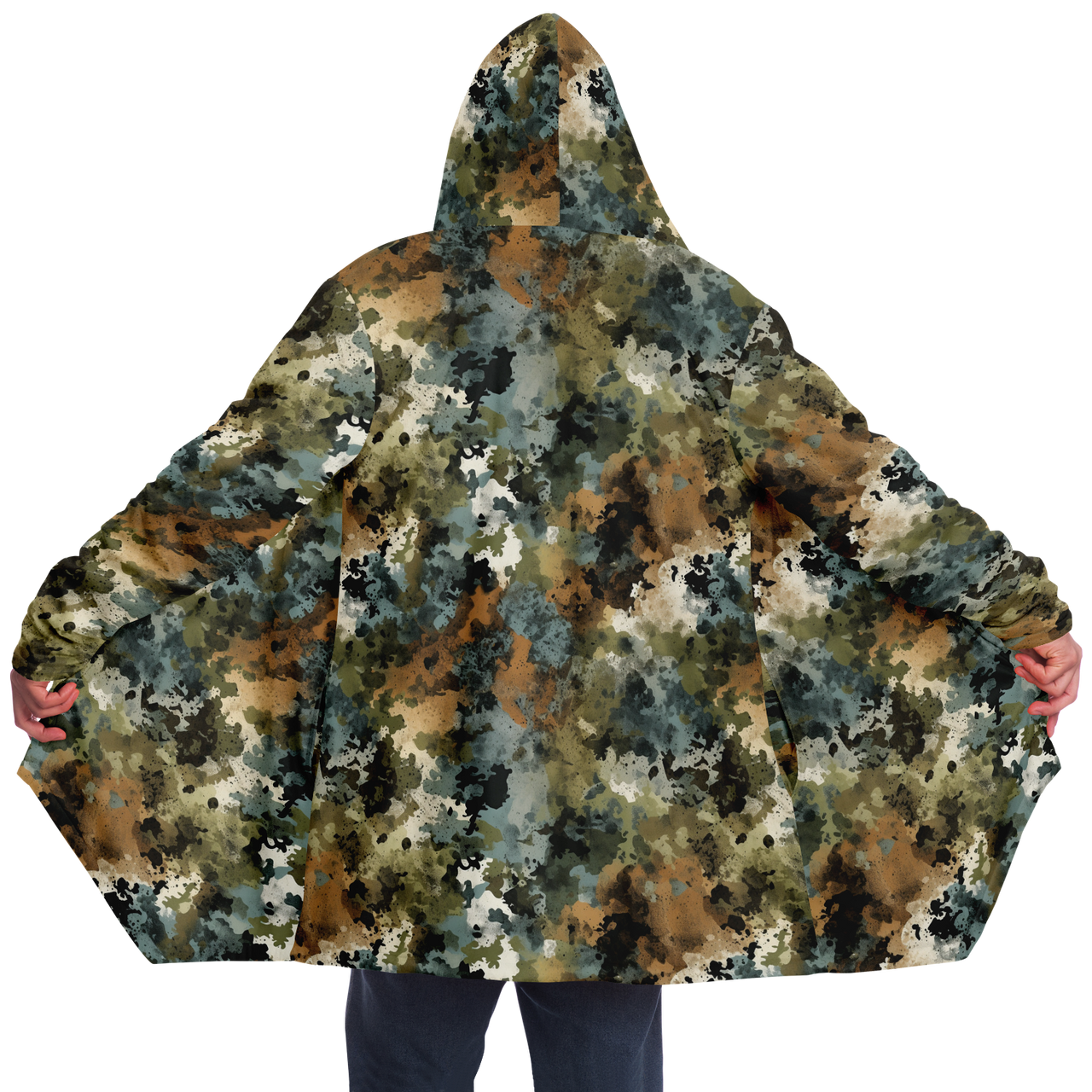 Chokefish™ Acid-Wash Cloaks Unisex-013B
