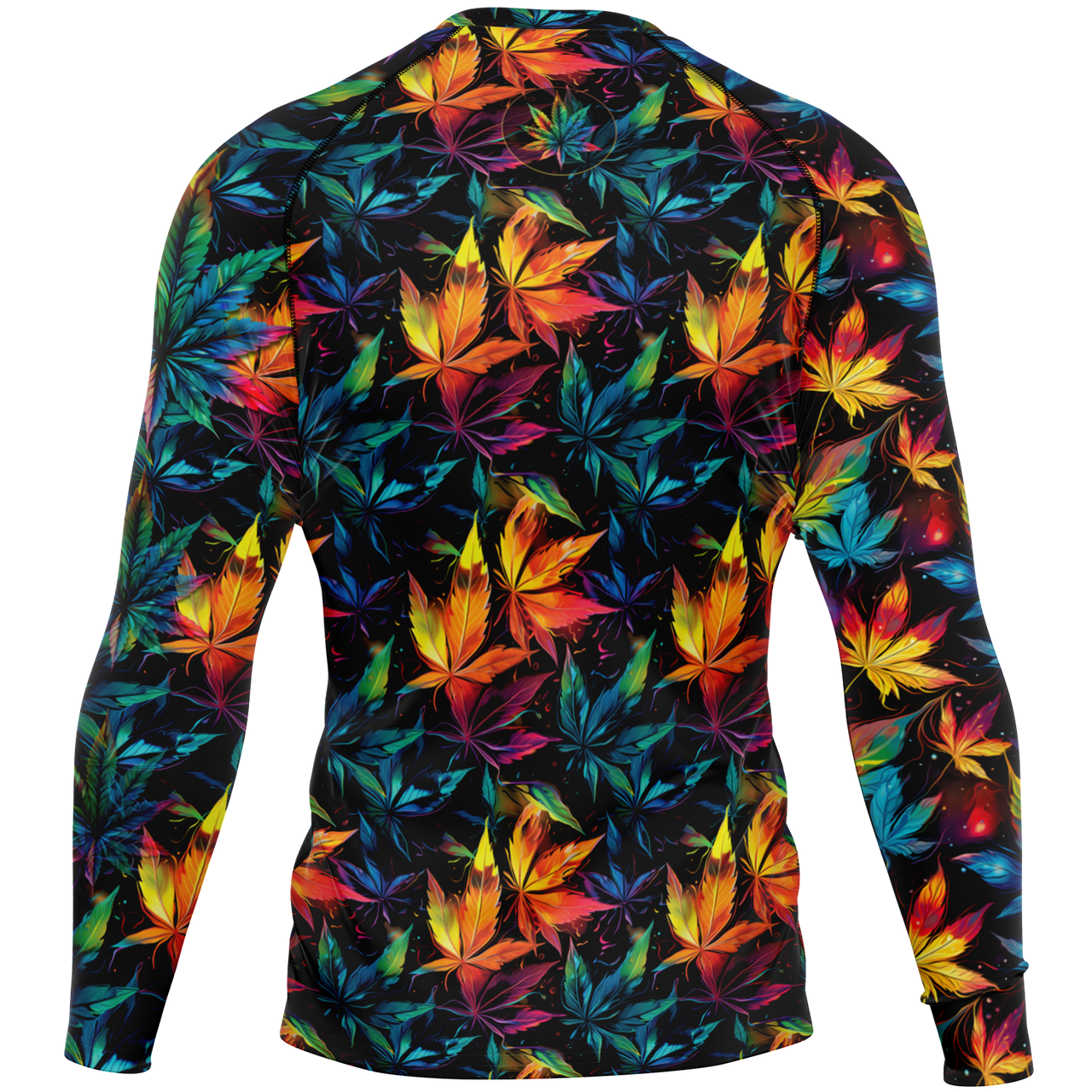 Chokefish™ Long Sleeve Rashguard Cannabis Men's Shirt-011