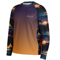 Chokefish™ Long Sleeve Every Day All Weather Trees&Boats Shirt Men's-018-Special Edition
