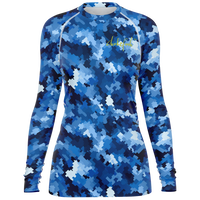 Chokefish™ Long Sleeve Rashguard Camouflage Woman's Shirt-013